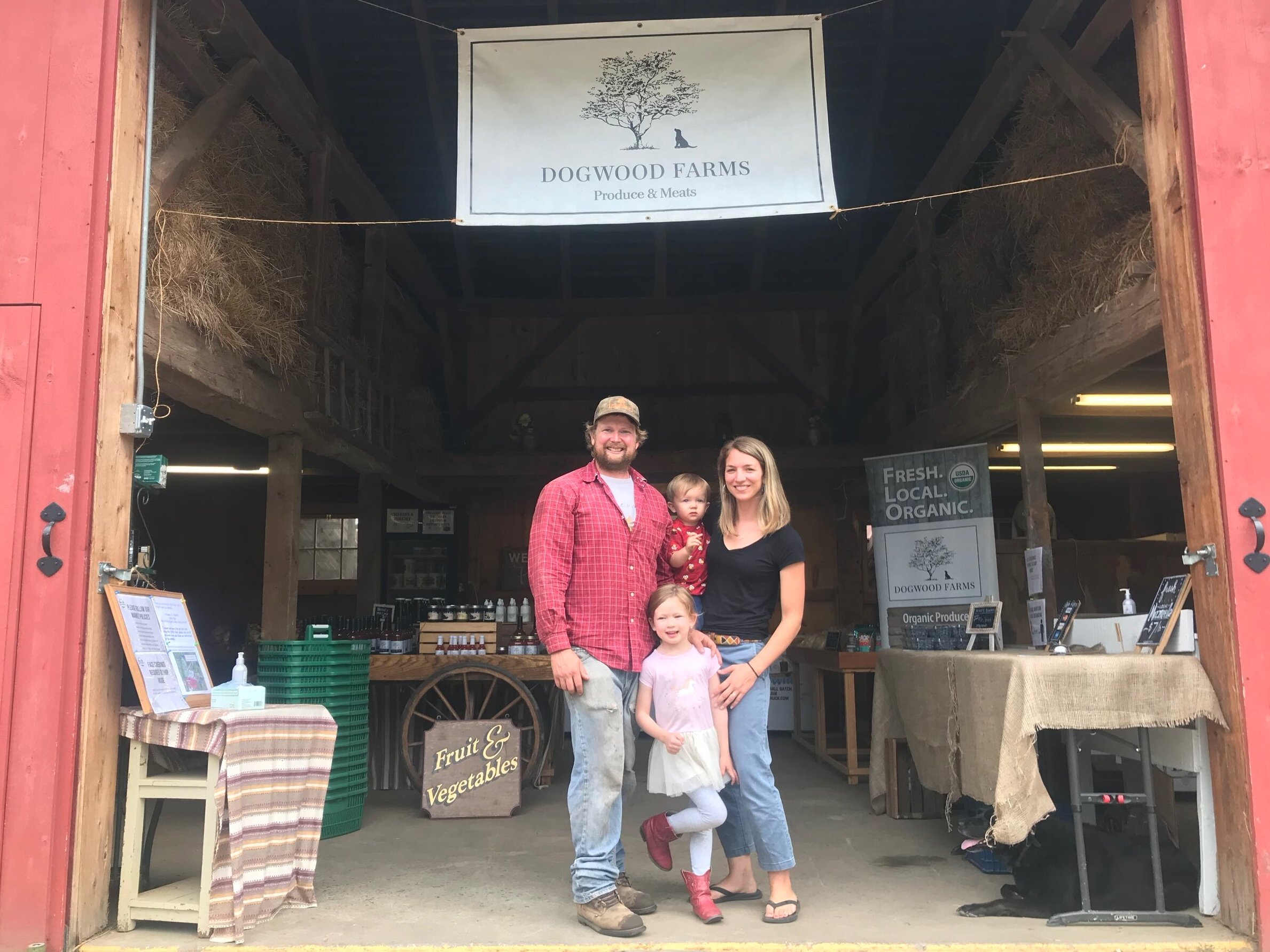 The Knox Family at Dogwood Farms Store